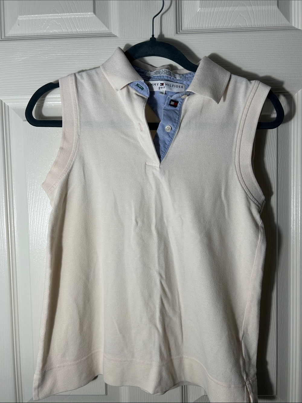 Tommy Hilfiger light peach Sleeveless Polo